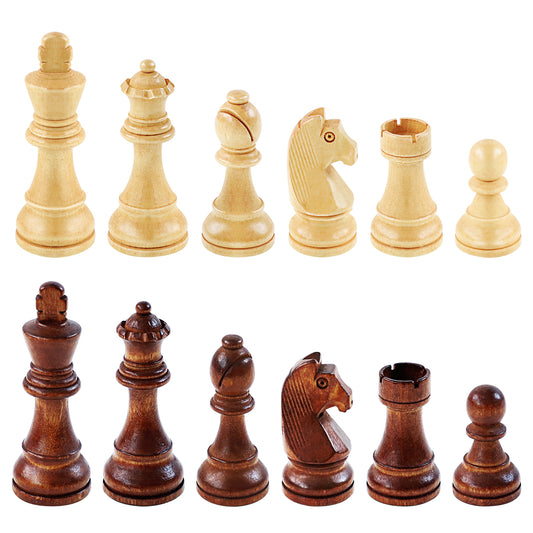 Set de piezas de madera estilo Staunton 6
