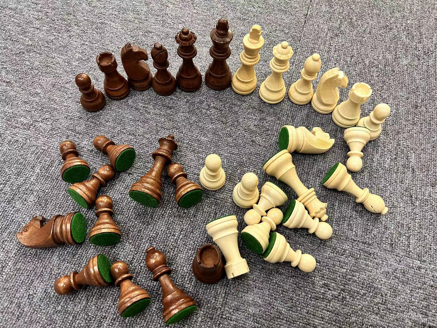 Set de piezas de madera estilo Staunton 6